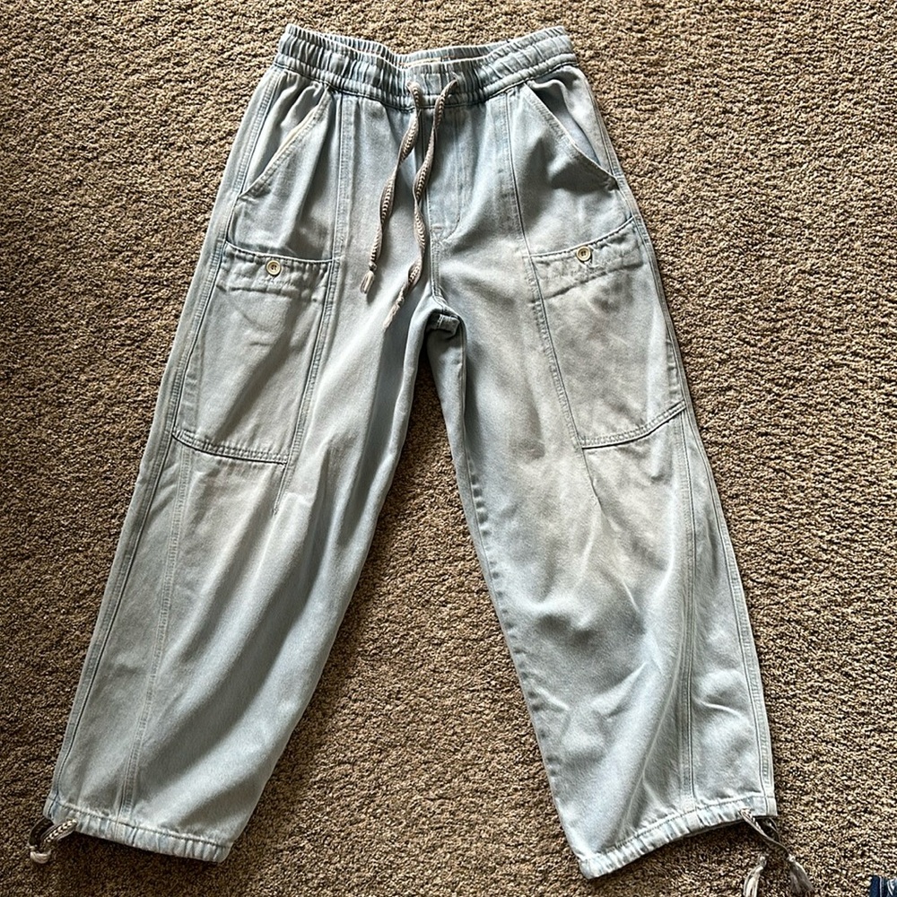 Free people barrel jeans